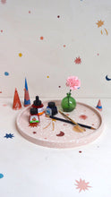 Load image into Gallery viewer, Large Apricot Pink Starry Terrazzo Tray