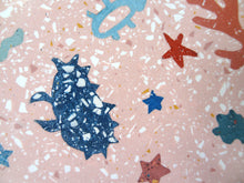 Load image into Gallery viewer, Pink Ocean Terrazzo Side Table