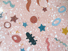 Load image into Gallery viewer, Pink Ocean Terrazzo Side Table