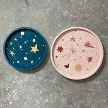 Load image into Gallery viewer, Large Apricot Pink Starry Terrazzo Tray